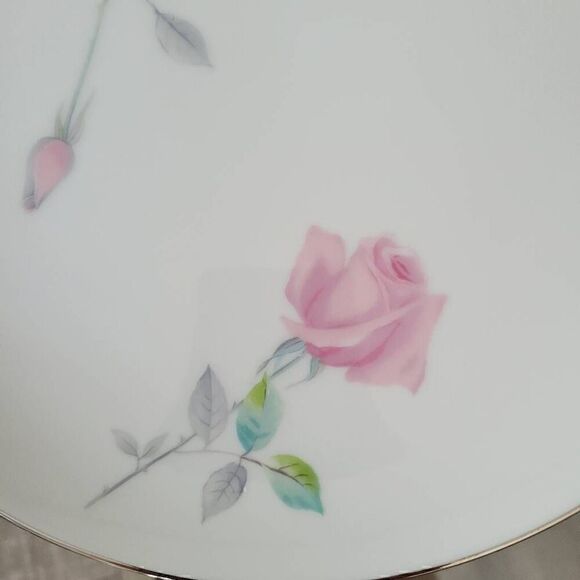 Sango Etude Pink Roses Vintage Fine China Replacement Dinner Plate 10.5 Inch - Picture 11 of 13